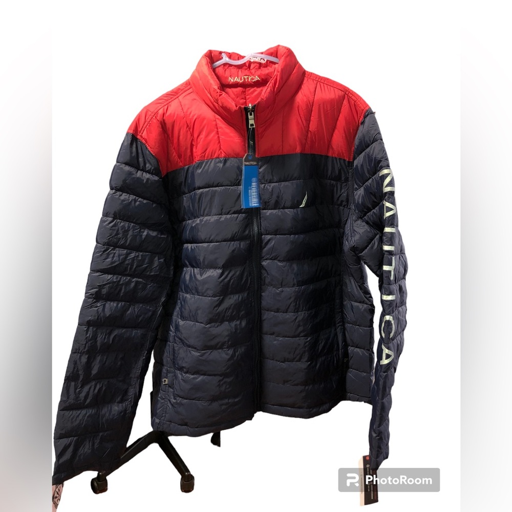 Brand: Nautica, Size: XL, Color: Navy Blue/ Red